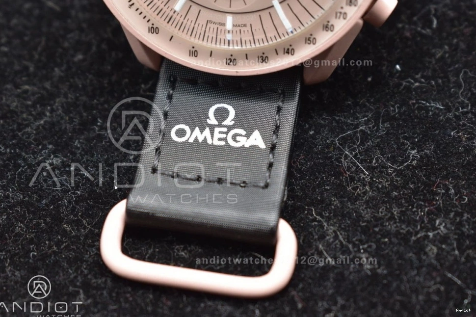 Omega on Jupiter Swatch x Mission Nylon Strap Bioceramic to Quartz Moonwatch 0224